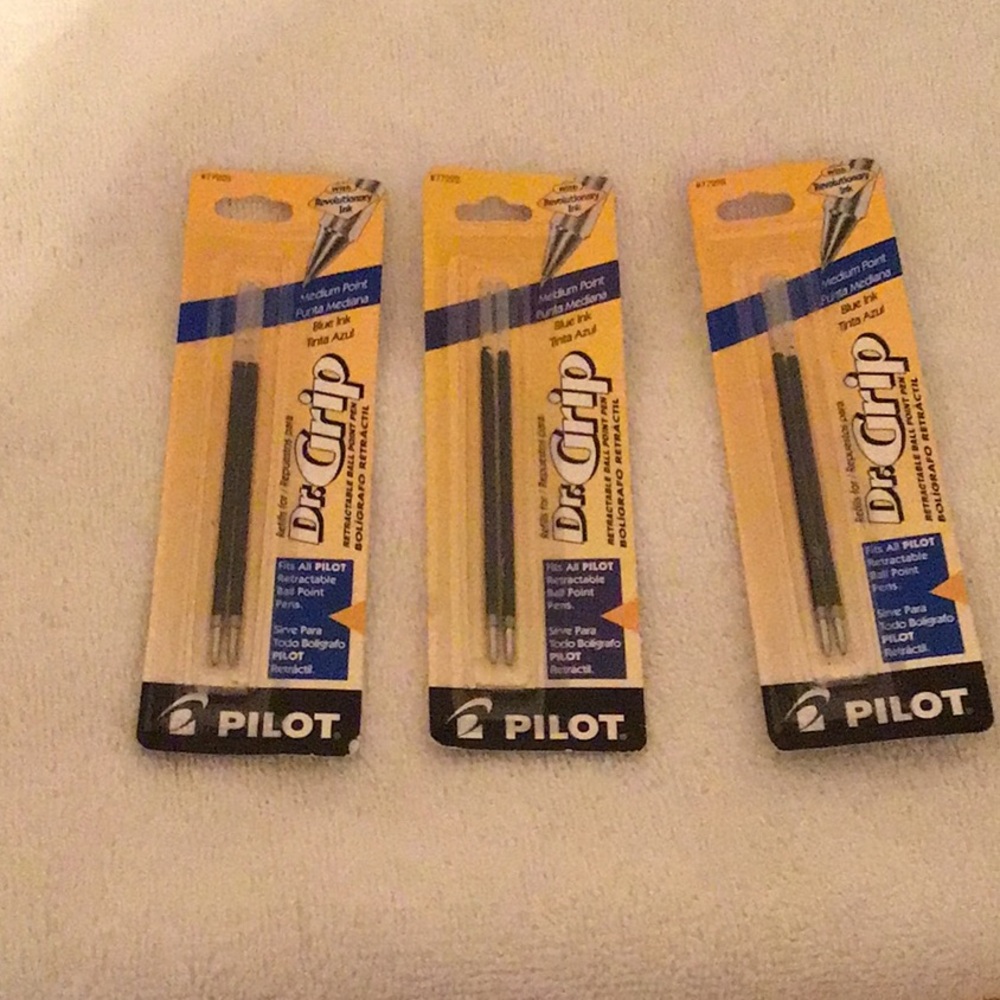 Dr. Grip Blue Ink Pens